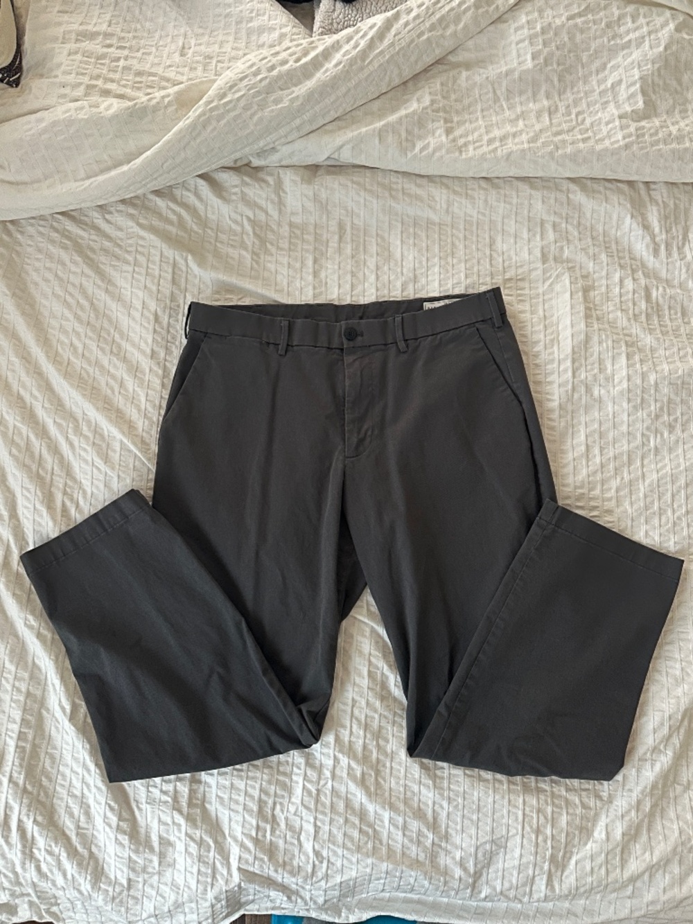 Men's Gap Relaxed Pants Dark Gray 36x30